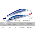 Pikkukuva 1 / 10: uppoava Minnow Baits Fish Hooks D D D