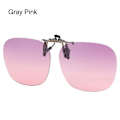 Pikkukuva 1 / 10: Clip-On Polarisoidut aurinkolasit Flip-up aurinkolasit Gray Pink