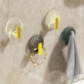 Miniatyrbillede 3 af 7: Shell Sticky Hook Hangers 03 03 03