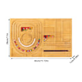 Miniatyrbillede 2 af 10: Bamboo Combo Beading Board Bead Board Design C C C