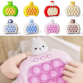 Miniatyrbillede 7 af 10: Pop Light Fidget Game Quick Push Bubble Game Håndtag Legetøj 8 8