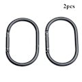 Miniatyrbillede 1 af 10: 2/4stk Fjederspænder U-formet Ring 2STK 2STK 2pcs