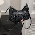 Miniatyrbillede 1 af 10: Skuldertaske Crossbody taske SORT Black