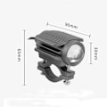 Pikkukuva 2 / 10: 1/2kpl LED-ajovalo Moottoripyörän ajovalot 2kpl 2kpl 2pcs