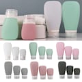 Miniatyrbillede 8 af 10: Rejsetoiletflasker Kosmetiske opbevaringsbeholdere SORT 60ML Black 60ml-60ml