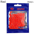 Miniatyrbild 1 av 10: Float Tail Silmäänpistävä pavut Liikkuvat Float RED OLIVARY-L Red olivary-L-olivary-L