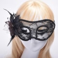 Miniatyrbild 8 av 10: Party Mask Halloween Mask BLÅ Blue