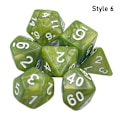 Pikkukuva 1 / 8: 7 kpl / set DND Dice Polyhedral Dice STYLE 6 STYLE 6 Style 6