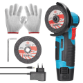 Miniatyrbild 1 av 10: Vinkelslip Elektrisk slipning BLÅ EU 1*BATTERI EU 1*BATTERI blue EU 1*battery-EU 1*battery