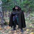 Miniatyrbild 3 av 10: Halloween Kläder Open Cape Cloak WINE RED L wine red L