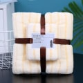 Miniatyrbillede 1 af 9: 2 STK Hurtigttørrende badehåndklæder Microfiber Vaskeklude GUL yellow