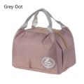 Miniatyrbild 1 av 10: Isolerad Thermal Bag Kylväska Lunchväska GREY-DOT GREY-DOT grey-dot