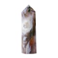 Miniatyrbild 1 av 10: 1kpl Moss Agate Natural Crystal Point 5-6cm 5-6cm