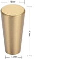 Miniatyrbillede 2 af 10: 4Pak Guld Messing Dekorative Vægkroge Håndklædekrog L-FORMET L-shaped