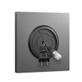 Miniatyrbillede 4 af 10: Væg Blank Panel Kabelfatning Panel SORT BLANK black blank