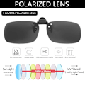 Miniatyrbillede 7 af 10: Clip-on solbriller Polariseret MIRRORED WHITE MIRRORED WHITE Mirrored White