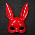 Miniatyrbillede 9 af 10: Bunny Mask Ansigt Lang RØD red