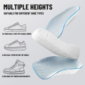 Miniatyrbilde 8 av 10: Sko Pad Arch Support Innersåler 3,5CMWOMEN STIL DAME STIL 3.5cmwomen style