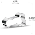 Miniatyrbillede 5 af 9: 4 stk Kiksforme i rustfrit stål Creative Cookie Cutters SET