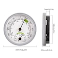 Miniatyrbillede 3 af 10: Pointer Type Hygrothermograph Termo-hygrometer GULD gold