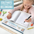 Miniatyrbilde 3 av 6: 25 stk Boho Navneskilt Skrivebord Navneskilt Skrivebord Navneskilt