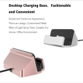Miniatyrbillede 5 af 10: Lader Dock Dock Stand Holder GULD TIL ANDROID TIL ANDROID gold For Android-For Android