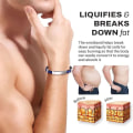Miniatyrbillede 7 af 10: 2 STK RedUp Far Infrarød Negative Ions Armbånd Antistatisk White