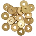 Miniatyrbillede 1 af 6: 25 stk ABS Skiver Runde Ringbind Skiver Indbindingsring