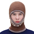 Miniatyrbilde 1 av 10: Lue Lue Skjerf Hals Skjerf Cap KAFFE Coffee