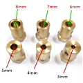 Pikkukuva 4 / 10: Kuusikulmainen messinkiakselin kytkin 8mm 8mm