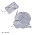 Miniatyrbilde 2 av 7: Harpiksform Makeup Mirror Mold 5 STK 5 STK 5pcs