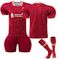 Miniatyrbilde 1 av 2: Liverpool Hjemme Fotballdrakt for Barn 2024-2025 Uten Trykt Nummer 20