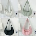 Miniatyrbillede 9 af 10: Dumpling Bag Totes Håndtaske SORT black