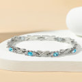 Miniatyrbillede 8 af 10: Magnetiske armbånd Menopause Genliving Armbånd MULTICOLORED #2 Multicolored #2 Gold Chain