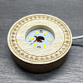 Miniatyrbild 1 av 10: LED-ljusdisplayhållare Crystal Ball Base WARM LIGHTE E Warm LightE