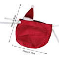 Pikkukuva 2 / 10: Joulukarkkikassit Draw String -karkkikassit 2kpl 2kpl 2pcs
