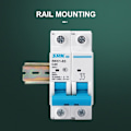 Miniatyrbilde 4 av 9: Mini effektbryter for PV System 2P DC