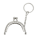 Pikkukuva 1 / 10: Kukkarokehys Kiss Clasp Kukkaro lukkokehys SILVER silver