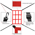 Miniatyrbild 6 av 7: Baseball Practice Practice Net RED red