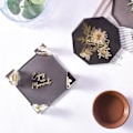 Miniatyrbilde 7 av 10: 5 Stk/sett Harpiksformsett Coaster Form FIRKANTSETT FIRKANTSETT Square Set