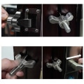 Miniatyrbilde 8 av 9: Dørlås Dørstopper SØLV silver
