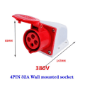 Pikkukuva 1 / 10: Industrial Plug and Socket -liitin 32A 32A 32A