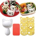 1 Set Söt Kattmönster Sushi Form Bollform