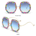 Pikkukuva 10 / 10: Steampunk Aurinkolasit Esteettiset aurinkolasit CAT EYE FRAME CAT Cat Eye Frame