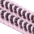 Miniatyrbild 10 av 10: 10 Par Cluster Lashes Russian Strip Lashes D03 D03 D03