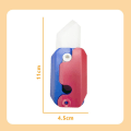 Miniatyrbillede 1 af 10: Gravity Carrot Eraser Dekompressionslegetøj BLÅ&RØD UDEN ETIKET blue&red Without label-Without label
