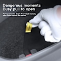 Miniatyrbild 5 av 10: 2st Bakdörr Mekanisk Switch Bildörr Nödhandtag FÖR For Model 3