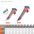 Miniatyrbild 2 av 10: Set L skiftnyckelsats VIKNYCKEL VIKNYCKEL FOLDING WRENCH