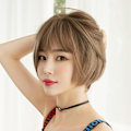 Miniatyrbild 5 av 10: Short Wig Bangs Wig 3 3 3