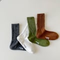Miniatyrbillede 2 af 10: Par Lange Strømper Høje Høje Strømper SORT black